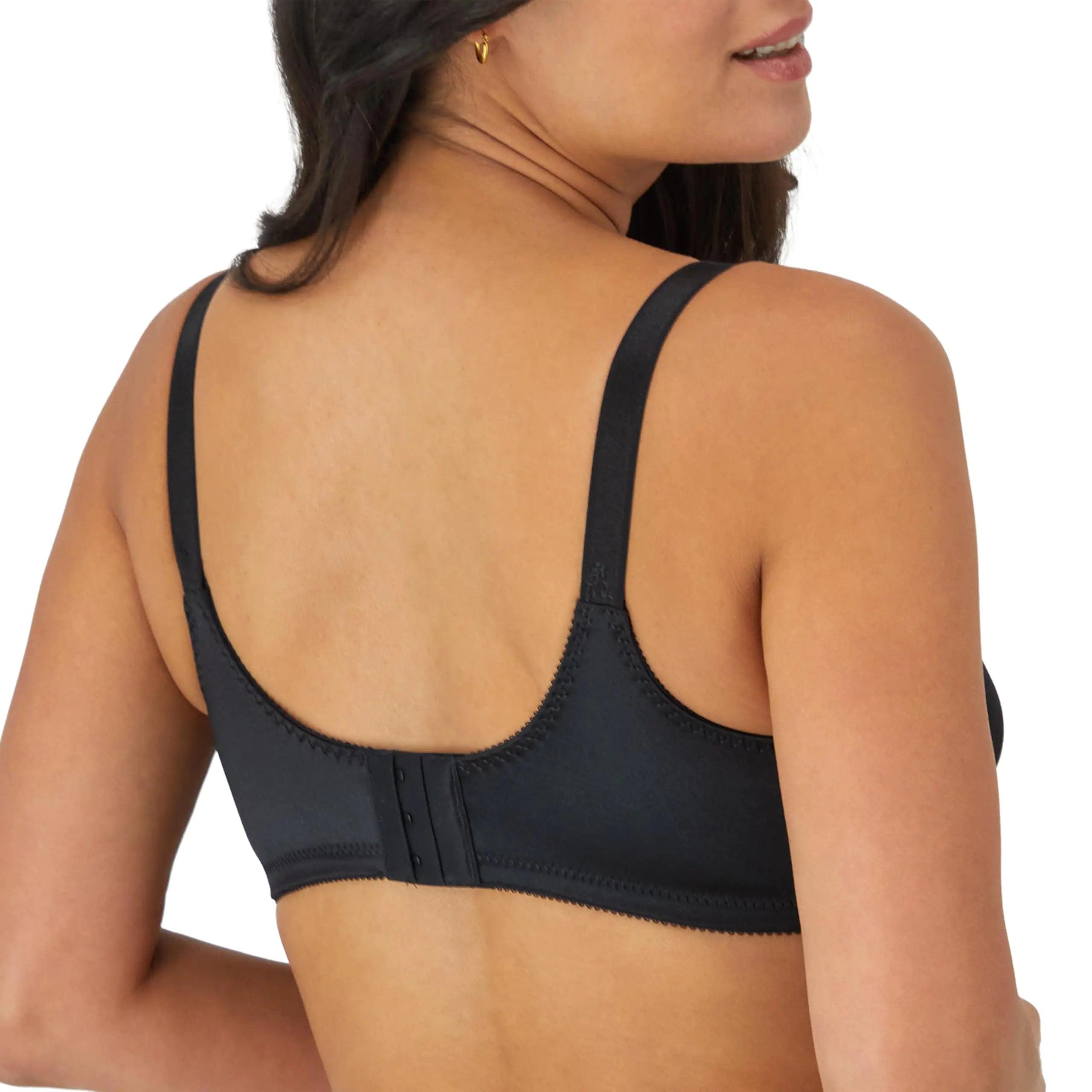 Bali Women's Double Support Wireless Bra,Comfortsoft Full Coverage Wirefree Bra,Df3820 42DD Black - Evallys.com # #