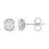 .925 Sterling Silver 1/2 cttw Lab Grown Diamond Composite Earring (F-G Color, VS2-SI1 Clarity) - Evallys.com # #