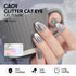 GAOY Gray Glassy Cat Eye Gel Nail Polish, 16ml Glitter Holographic Nail Polish with Magnet, Reflective Translucent UV Gel, 2282 Airy Blue - Evallys.com # #