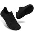 relxfeet Men's Barefoot Shoes Minimalist Cross-Trainer Shoes Wide Toe Walking Shoes Zero Drop Sole Trail Running Sneakers 12.5 Wide All Black - Evallys.com # #