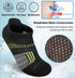 Womens Athletic Cushioned Anti-Blister Comfort Running Ankle Socks 5 Pairs 9-11 Black 5 Pairs - Evallys.com # #