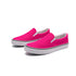 Low-Top Slip Ons Women's Fashion Sneakers Casual Canvas Sneakers for Women Comfortable Flats Breathable Padded Insole Slip on Sneakers Women Low Slip on Shoes 6 Fuschia - Evallys.com # #