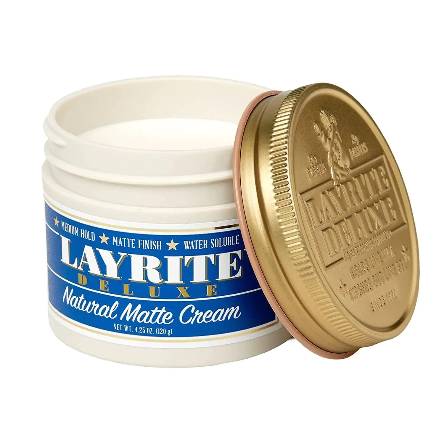 Layrite Natural Matte Cream Oz Mild Cream Soda 4.25 Ounce (Pack of 1) - Evallys.com # #