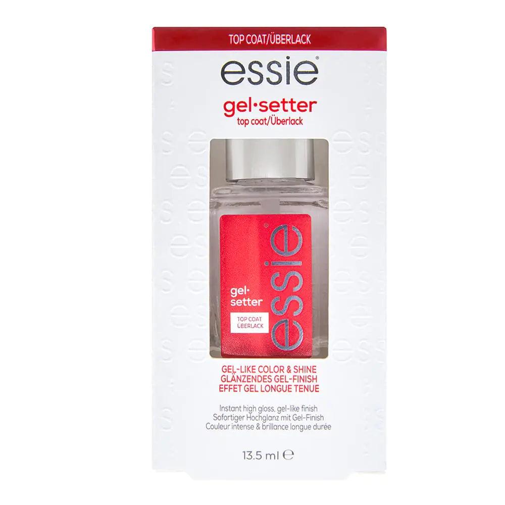 essie Nail Care, 8-Free Vegan, Gel Setter Top Coat, gel-like finish nail polish, 0.46 fl oz 0.46 Fl Oz (Pack of 1) GELSETTER TOP COAT - Evallys.com # #