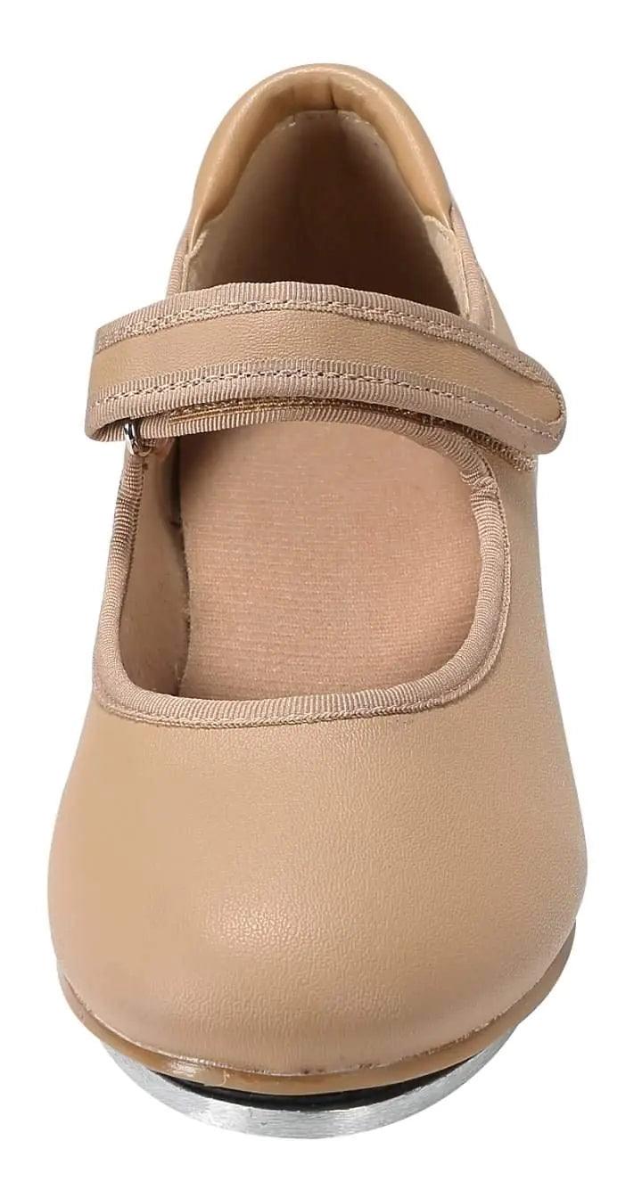 Linodes Easy Strap Tap Shoe Dance Flats for Girls and Boys (Toddler/Little Kid/Big Kid) 13 Little Kid Brown - Evallys.com # #