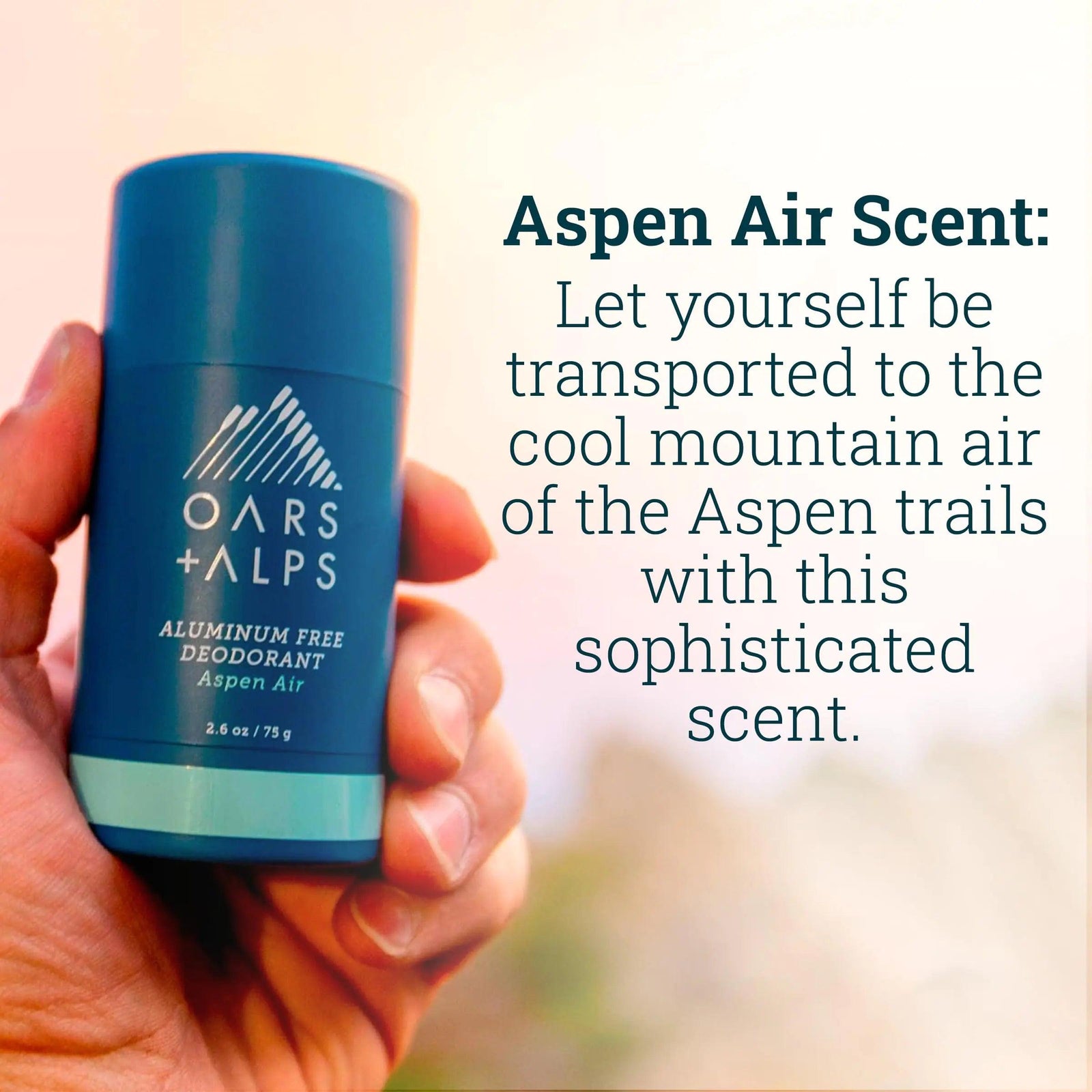 Oars + Alps Aluminum Free Deodorant for Men and Women, Dermatologist Tested and Made with Clean Ingredients, Travel Size, Aspen Air, 1 Pack, 2.6 Oz 1ct - Aspen Air 2.6 Ounce (Pack of 1) - Evallys.com # #