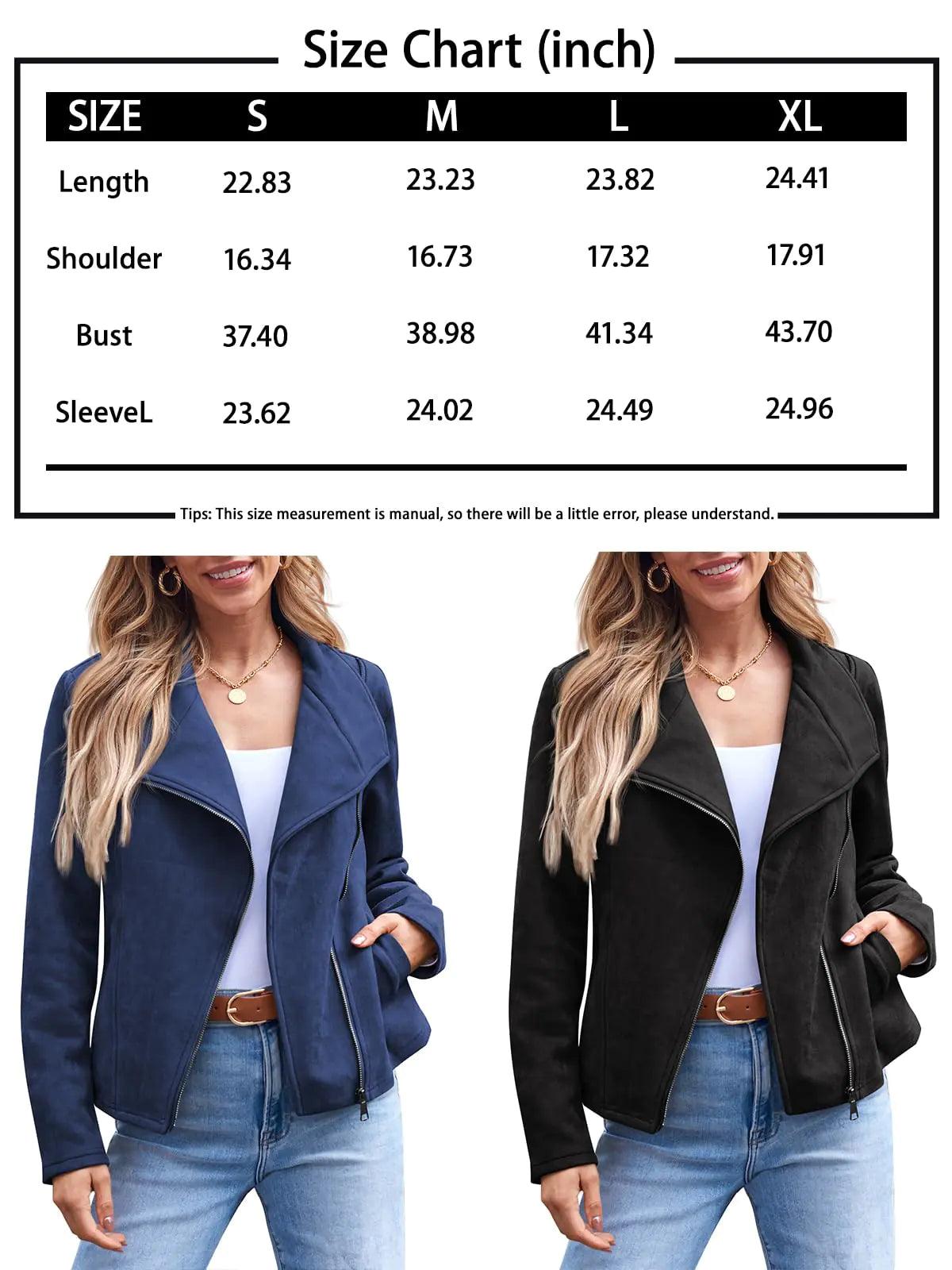 AUTOMET Womens Faux Leather Jackets Suede Fall Fashion 2024 Outfits Winter Clothes Open Front Cropped Coat Outwear Small Green - Evallys.com # #