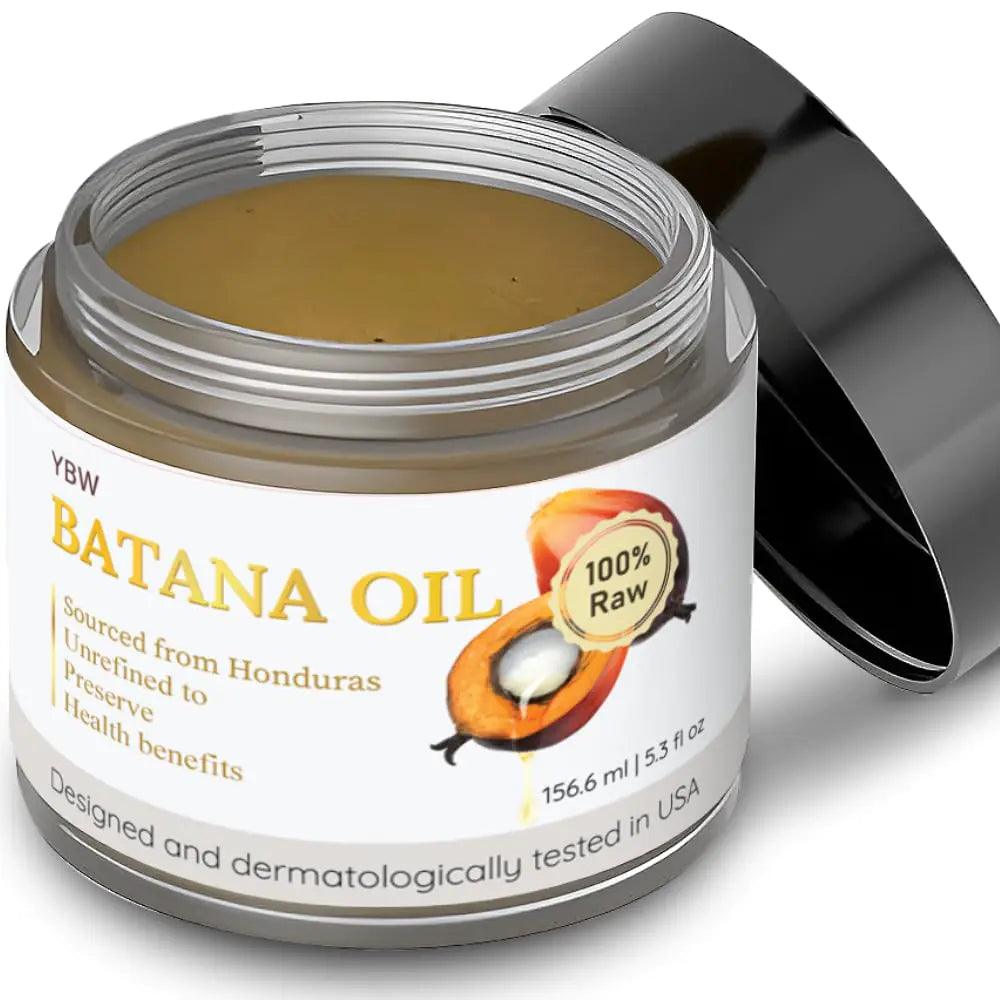 Dr. Sebi 100% Natural, Unrefined and Organic Batana Oil from Honduras for Hair Growth - Enhances Hair Thickness, Prevents Loss for Men & Women - Evallys.com # #