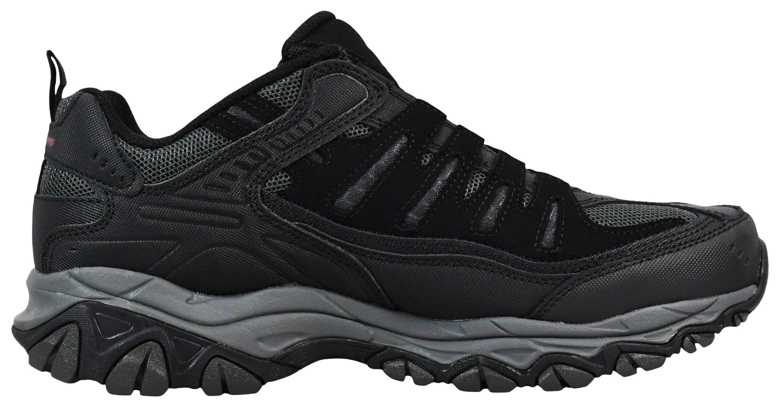Skechers Mens Afterburn M fit Wonted 9 X-Wide Black/Charcoal - Evallys.com # #