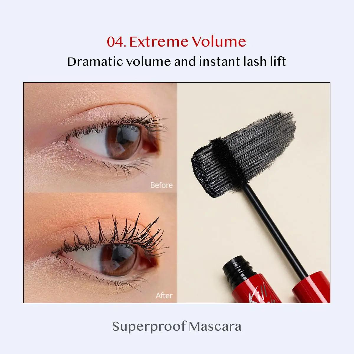 CLIO Kill Lash Superproof Mascara (04 EXTREME VOLUME BLACK) 04 EXTREME VOLUME BLACK - Evallys.com # #