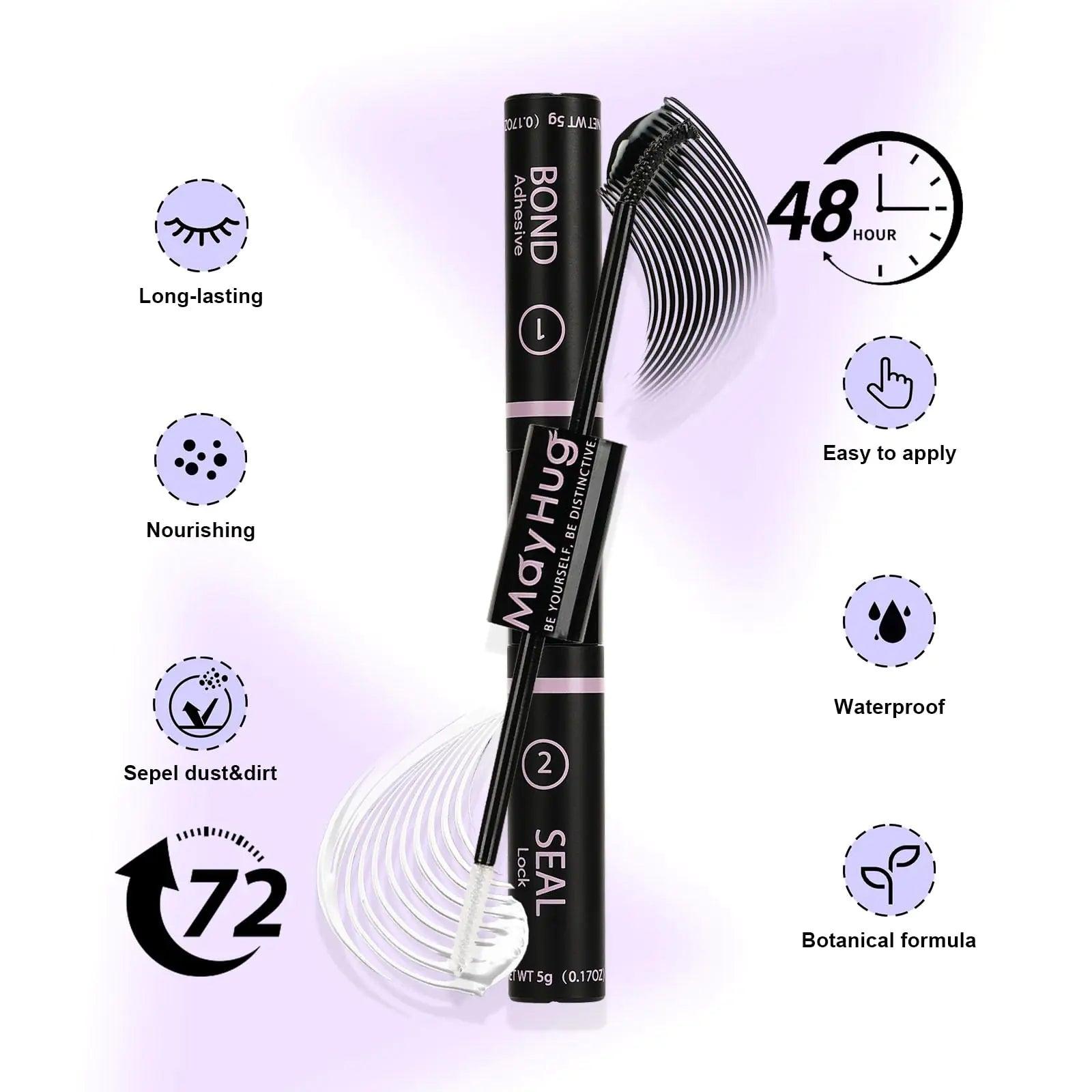 Lash Bond and Seal Cluster Eyelash Extension Bond & Seal DIY Eyelash Extension Bond & Seal DIY Extensions Bond Clusters Lashes Applicator Lash and Cluster Glue Z-Bond&Seal - Evallys.com # #