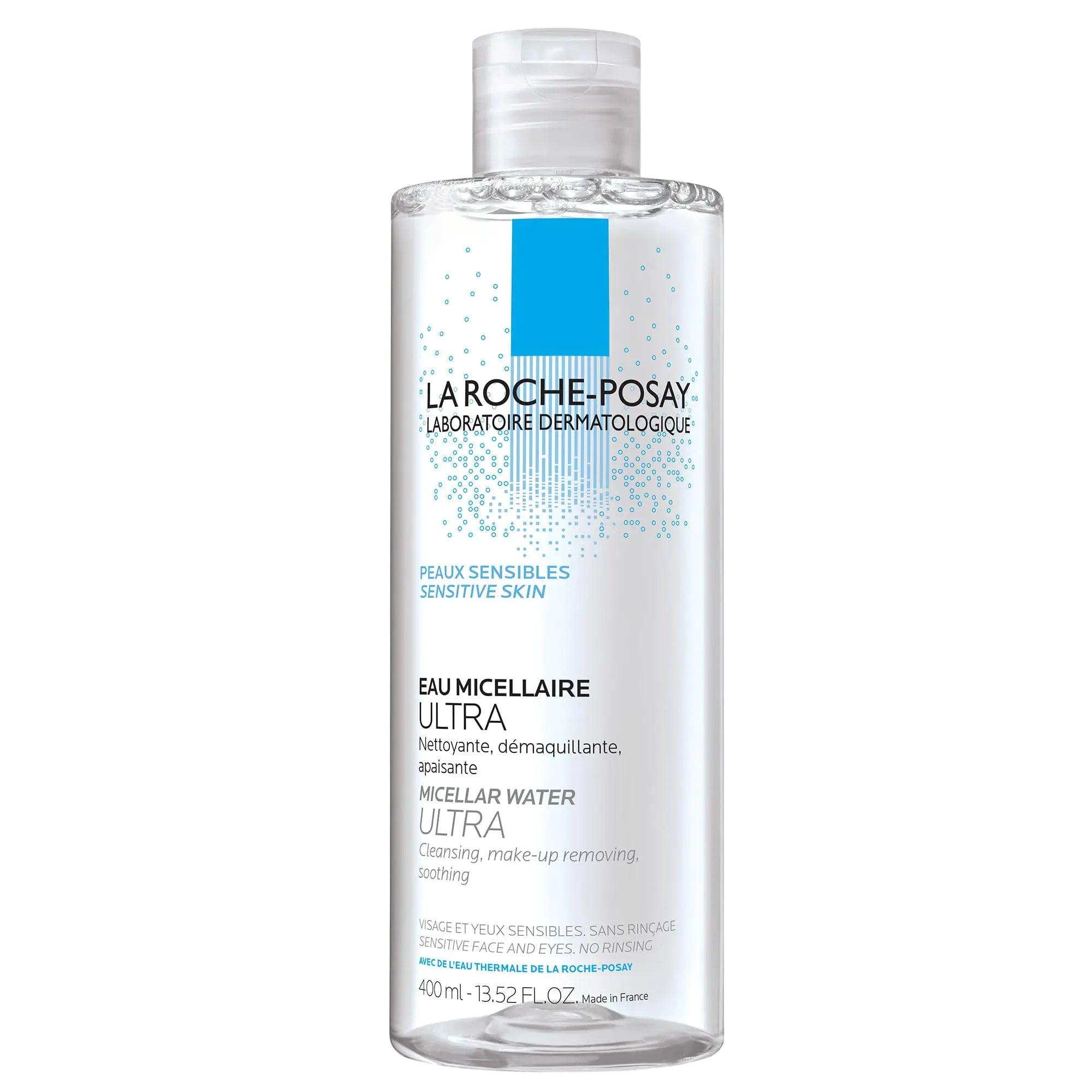 La Roche-Posay Micellar Cleansing Water for Sensitive Skin, Micellar Water Makeup Remover, Cleanses and Hydrates Skin, Gentle Face Toner, Oil Free 13.53 Fl Oz (Pack of 1) - Evallys.com # #