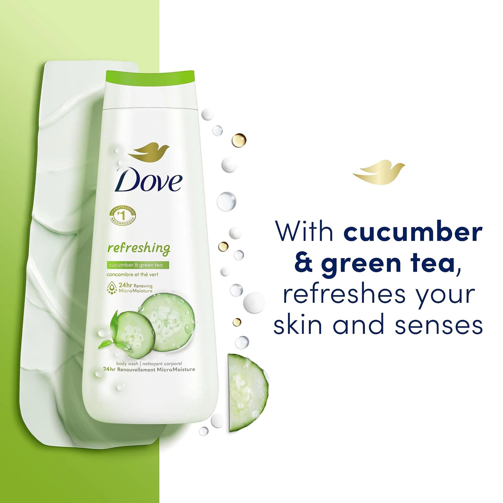 Dove Body Wash Deep Moisture, Sensitive Skin, Cucumber and Green Tea, and Shea Butter & Vanilla 4 Count Collection with Deep Moisture 4 Count For Dry Skin 20 oz Body Wash + Body Wash Deep Moisture 4 Count - Evallys.com # #