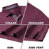 Mens Polo Shirts Short and Long Sleeve Casual Solid Stylish Dry Fit Performance Designed Collared Golf Polo Shirts for Men Medium Bordeaux Red-long - Evallys.com # #