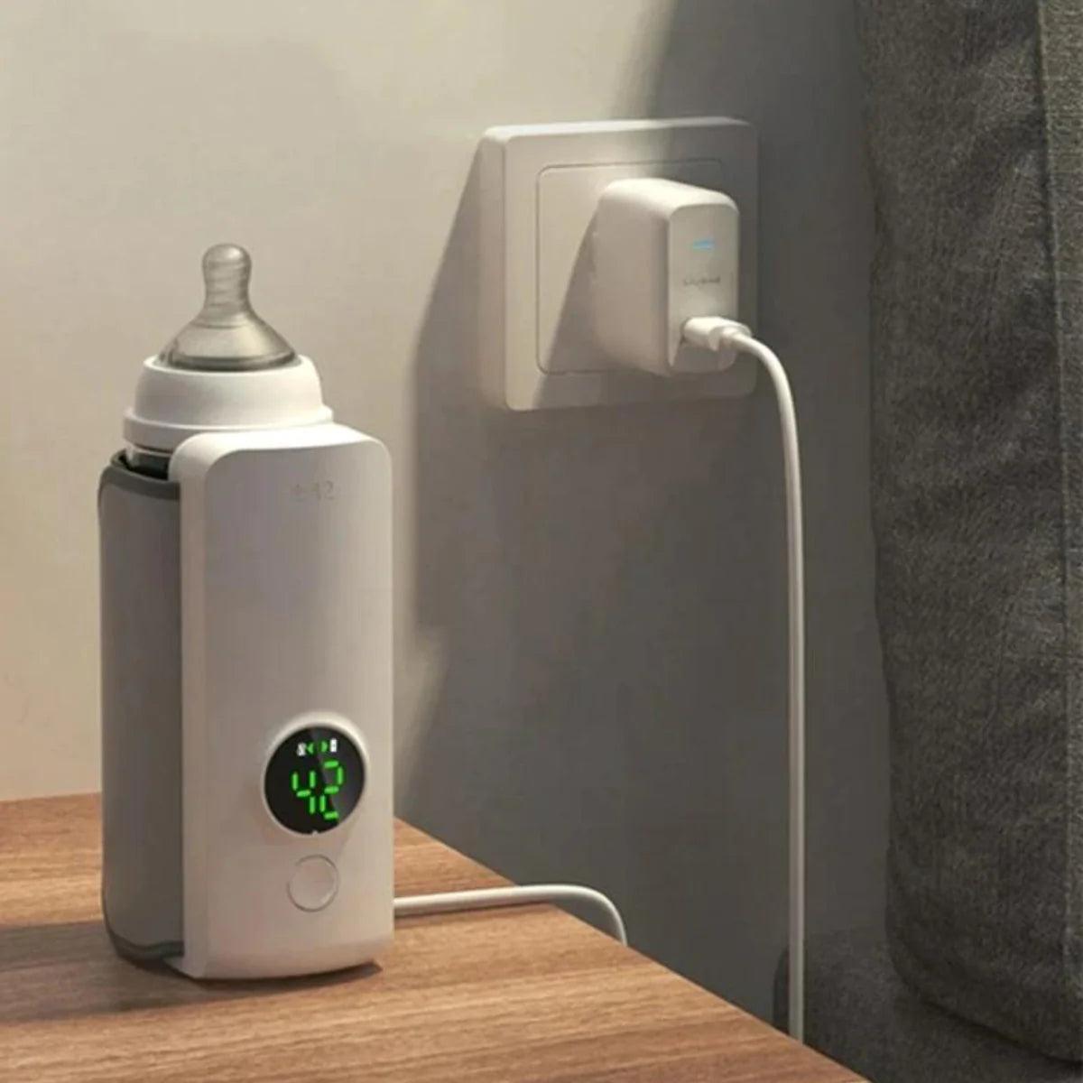 Wireless Rechargeable Baby Bottle Warmer - Evallys.com # #