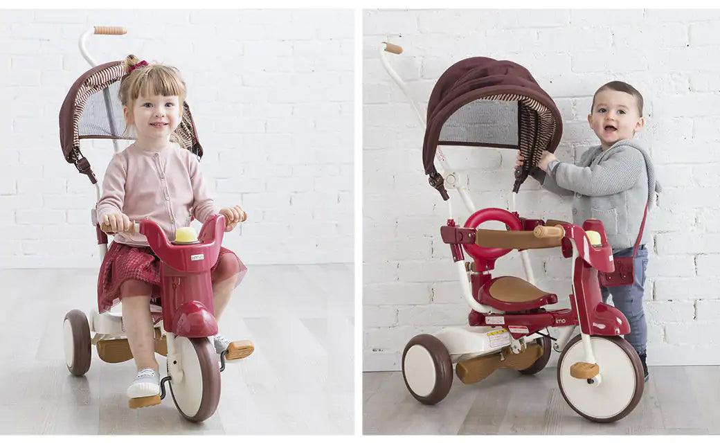 iimo 3-in-1 Foldable Tricycle with Canopy - Evallys.com # #