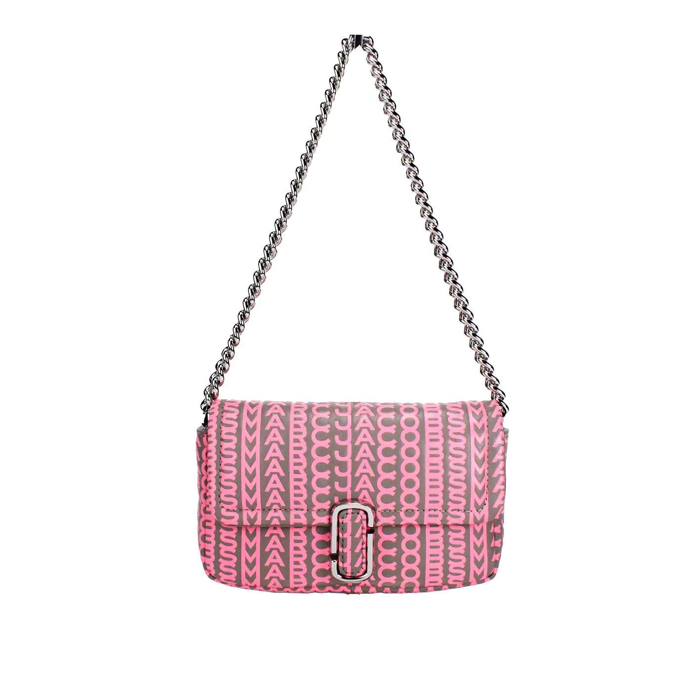 Marc Jacobs The Monogram Leather J Marc Mini Shoulder Bag - Evallys.com