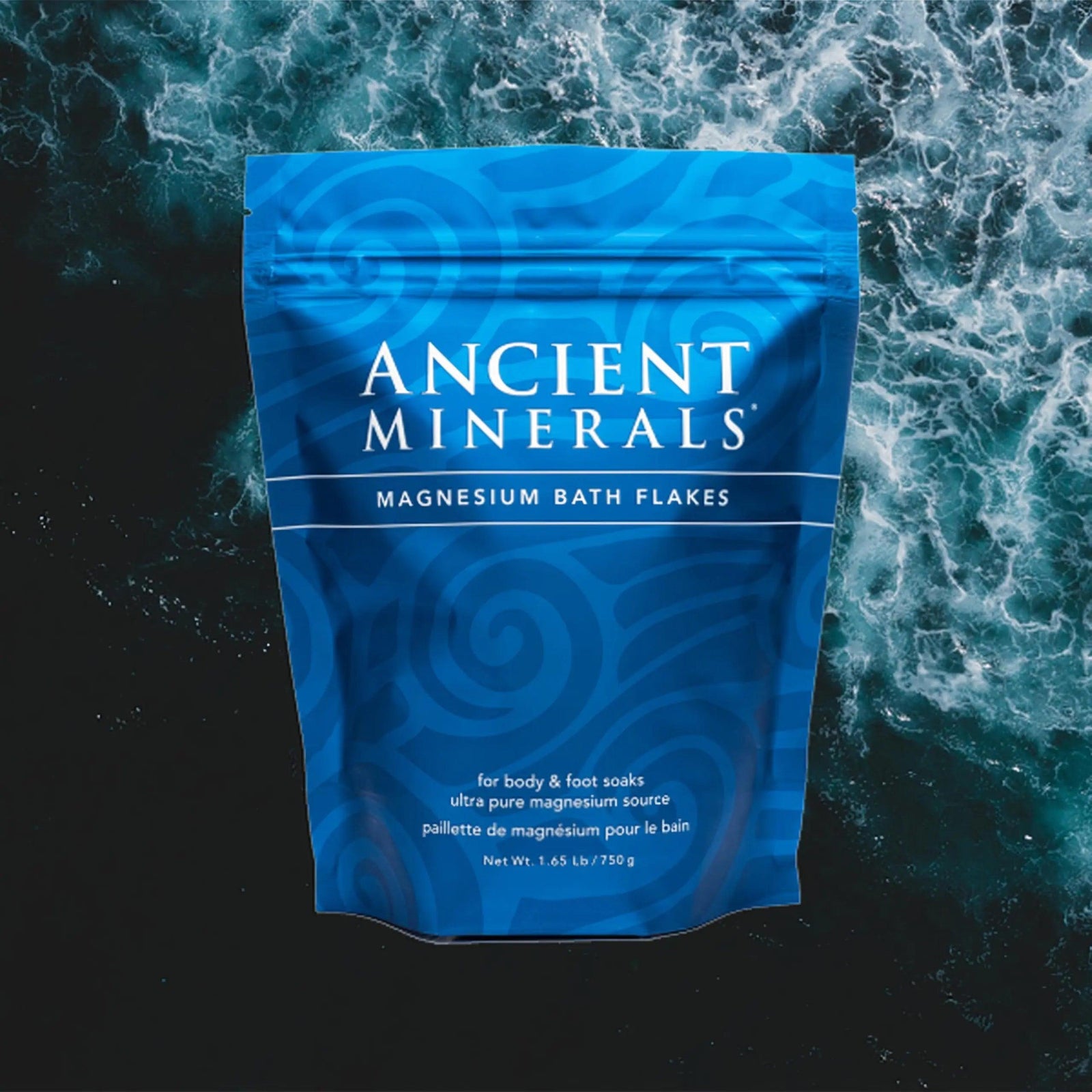 Ancient Minerals Magnesium Bath Flakes of Pure Genuine Zechstein Chloride - Resealable Magnesium Supplement Bag That Will Outperform Leading Epsom Salts 1.65 lbs Unscented 1.65 Pound (Pack of 1) - Evallys.com # #