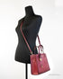 Marc Jacobs Mini Grind Pomegranate Pebbled Leather Crossbody Tote - Evallys.com # #