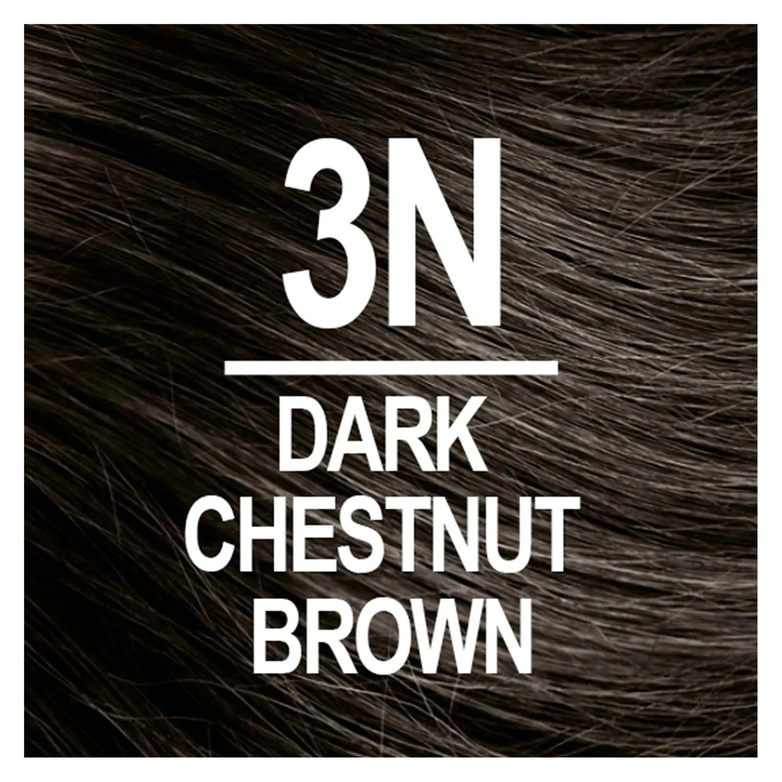 Naturtint Permanent Hair Color 3N Dark Chestnut Brown (Pack of 6), Ammonia Free, Vegan, Cruelty Free, up to 100% Gray Coverage, Long Lasting Results - Evallys.com # #