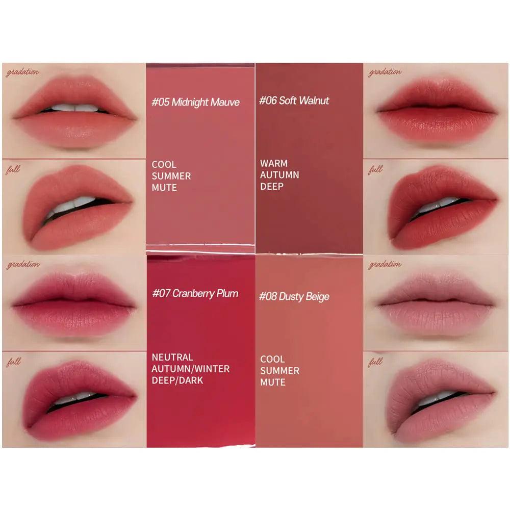 ETUDE Fixing Tint #04 Ginger Milk Tea (23AD) | Long Lasting High Pigmented Liquid Lipstick | Waterproof Lightweight Matte Finish Lip Stain | Full Coverage 4 Ginger Milk Tea - Evallys.com # #