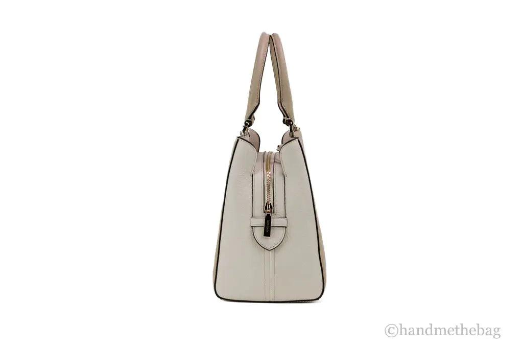 Kate Spade Leila Medium Light Sand Triple Compartment Satchel - Evallys.com # #