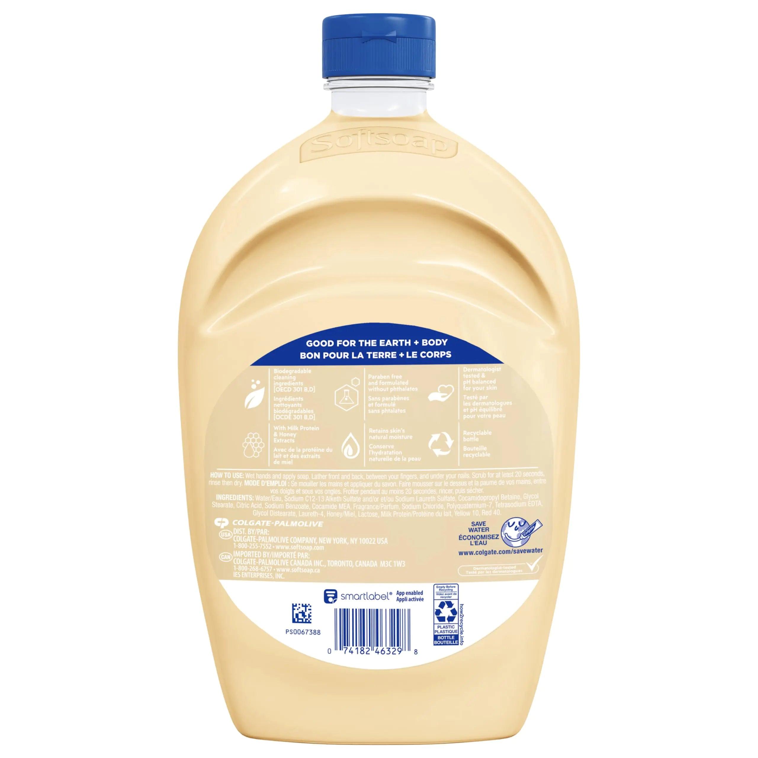 Softsoap Milk & Honey Scented, Liquid Hand Soap Refill, 50 Ounce 3.13 Pound (Pack of 1) - Evallys.com # #