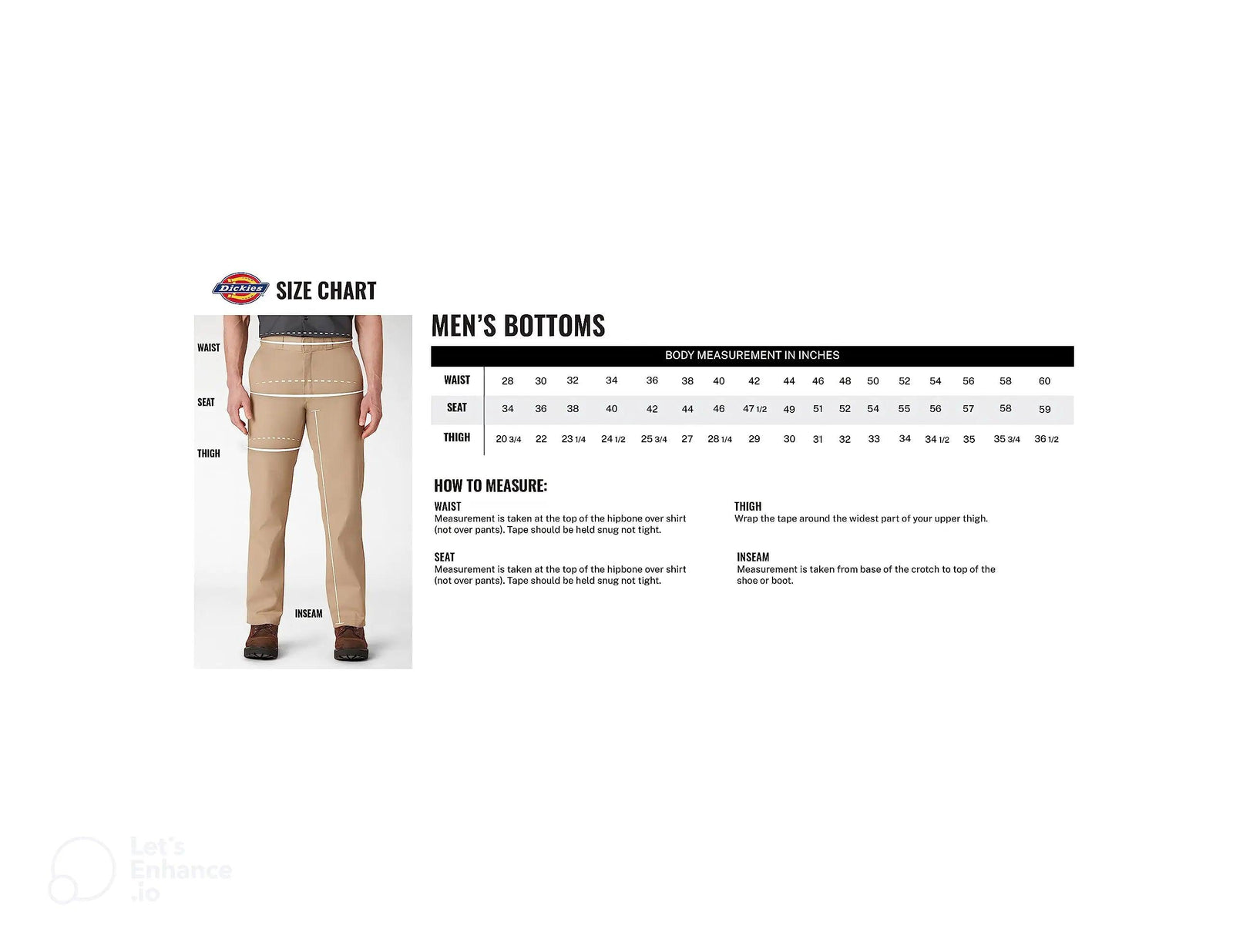 Dickies Men's Relaxed-Fit Carpenter Jean 30W x 36L Stone Washed - Evallys.com # #