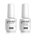 Vishine 15ml No Wipe Top Coat Base Coat Soak off UV LED Drying Long Lasting Shiny Nail Varnish Set - Evallys.com # #