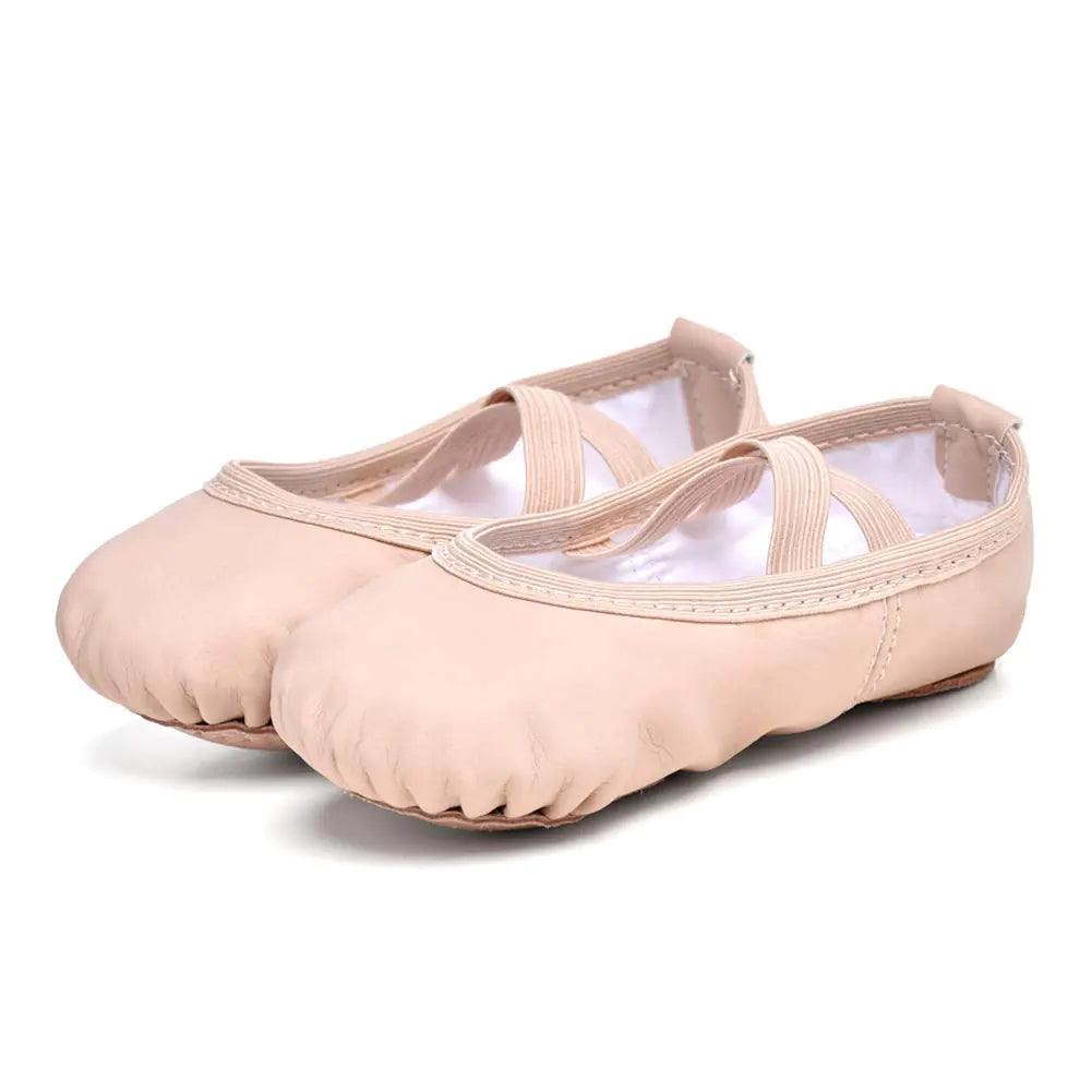 Stelle Ballet Shoes for Girls Toddler Ballet Slippers Soft Leather Boys Dance Shoes for Toddler/Little Kid/Big Kid 9 Toddler Pink - Evallys.com # #