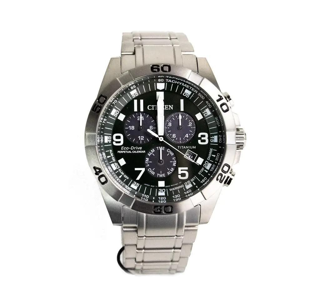 Citizen Weekender Sport Eco-Drive Green Dial Stainless Steel Watch - Evallys.com # #