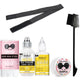 Wig Glue 1.28OZ, Waterproof Lace Front Wig Glue for Wigs with Tools and Hair Wax Stick (Wig Glue/Wig Glue Remover/Hair Wax Stick/Edge Control Wax/Elastic Band/Hair Dual Drush) flower scent-6pcs - Evallys.com
