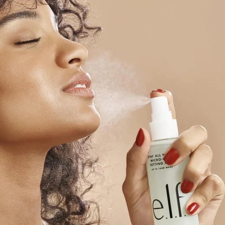 e.l.f. Stay All Night Micro-Fine Setting Mist, Hydrating & Refreshing Makeup Setting Spray For 16HR Wear-time, Vegan & Cruelty-Free, 2.7 Fl Oz 2.7 Fl Oz (Pack of 1) - Evallys.com # #