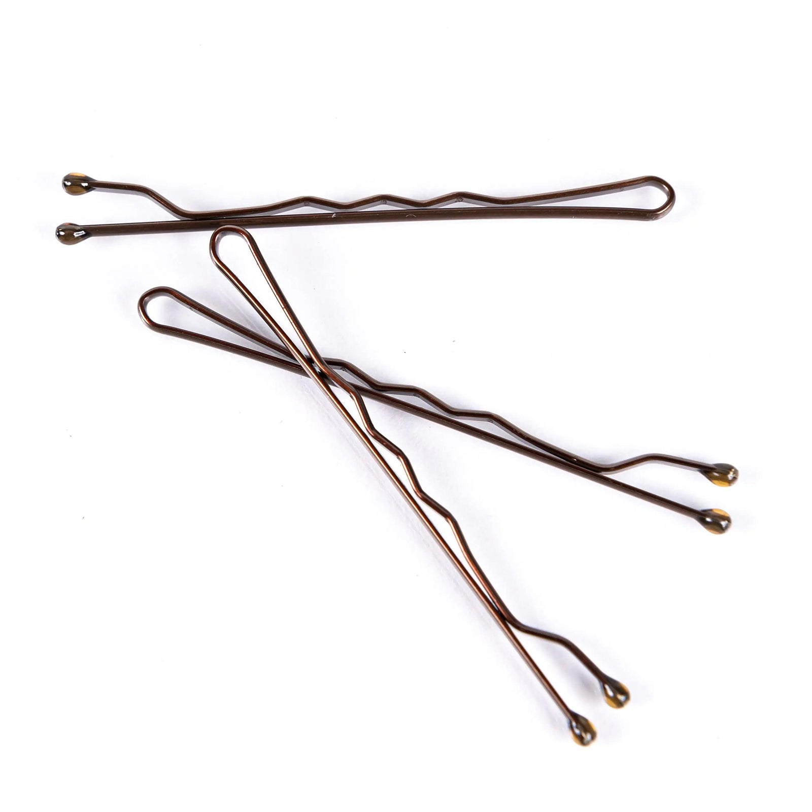 Amazon Basics Bobby Pins Brown 72 Count 1 Count (Pack of 72) - Evallys.com # #