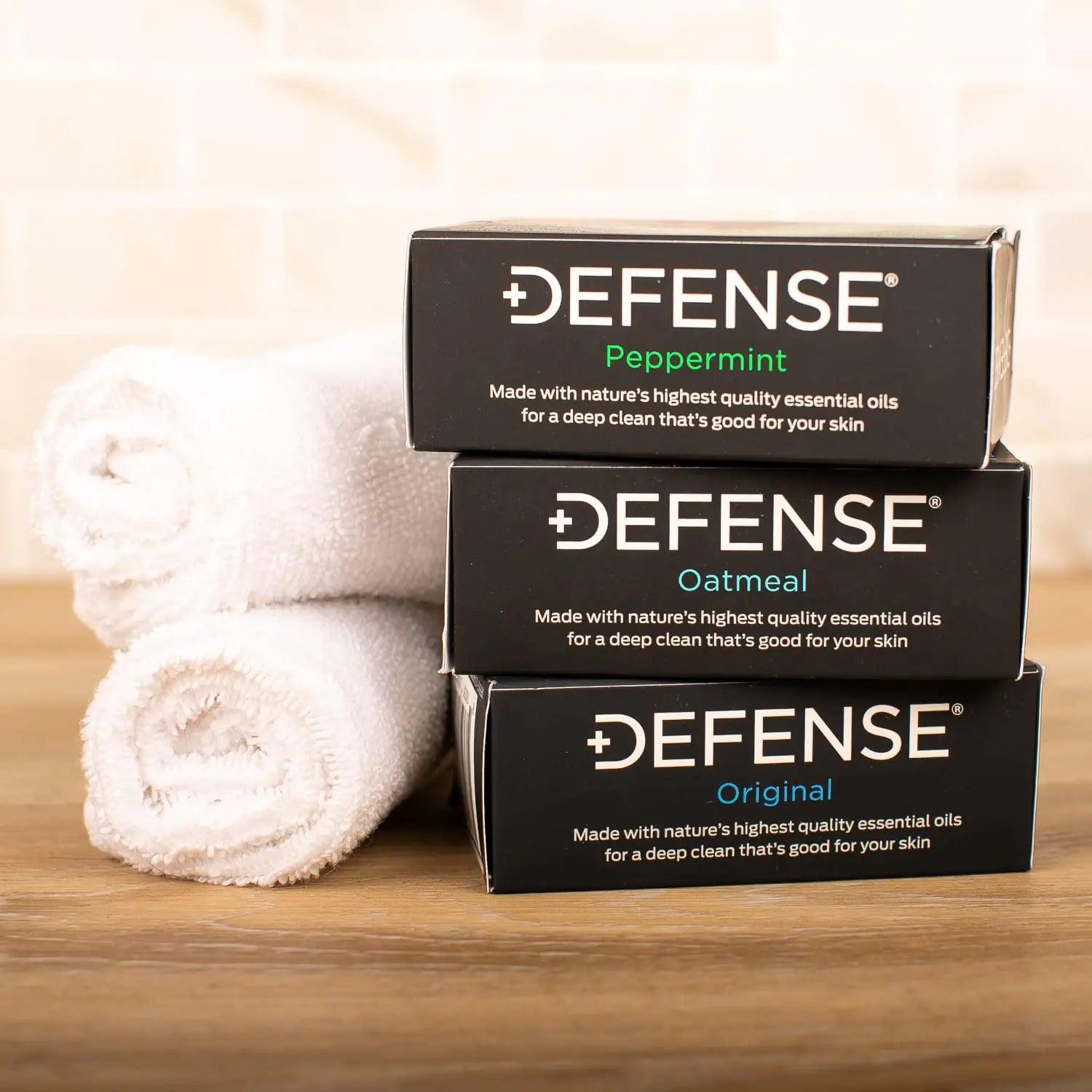 Defense Soap 5pk All Natural Tea Tree Bar Soap for Men | Made by Wrestlers with Tea Tree Oil & Eucalyptus Oil to Promote Healthy Skin Classic 4.2 Ounce (Pack of 5) - Evallys.com # #