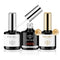 modelones 9 in One Nail Glue with Gel Top and Base Coat Gel Nail Kit, No Wipe Base Coat Long Lasting Glossy Top Coat 3Pcs Gel Nail Glue for Nail Tips, Blooming Gel, Rhinestone Glue A2-3pcs Nail Glue - Evallys.com # #