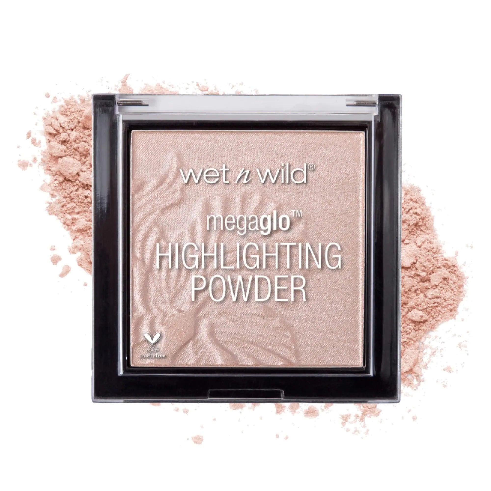 wet n wild MegaGlo Highlighting Powder Warm Gold Golden Flower Crown - Evallys.com # #