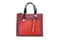 Marc Jacobs Grind Mini Pomegranate Colorblock Leather Tote - Evallys.com # #