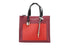 Marc Jacobs Grind Mini Pomegranate Colorblock Leather Tote - Evallys.com # #