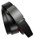CHAOREN Mens belt - Mens Ratchet Belt Leather 1 3/8" for Dress Pant - Micro Adjustable Belt Fit Everywhere Black-2 32" to 38" Waist Adjustable - Evallys.com # #