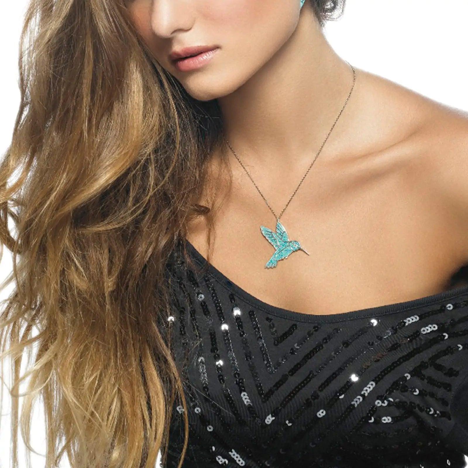 Hummingbird Necklace - Evallys.com