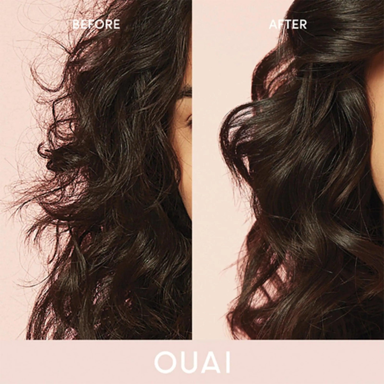 OUAI Anti Frizz Cream - Moisturizing Hair Cream with Frizz Control & Heat Protection - Provides Lasting Hydration with Jackfruit & Beetroot Extract - Paraben, Phthalate & Sulfate Free (6 oz) 6 Ounce (Pack of 1) - Evallys.com # #