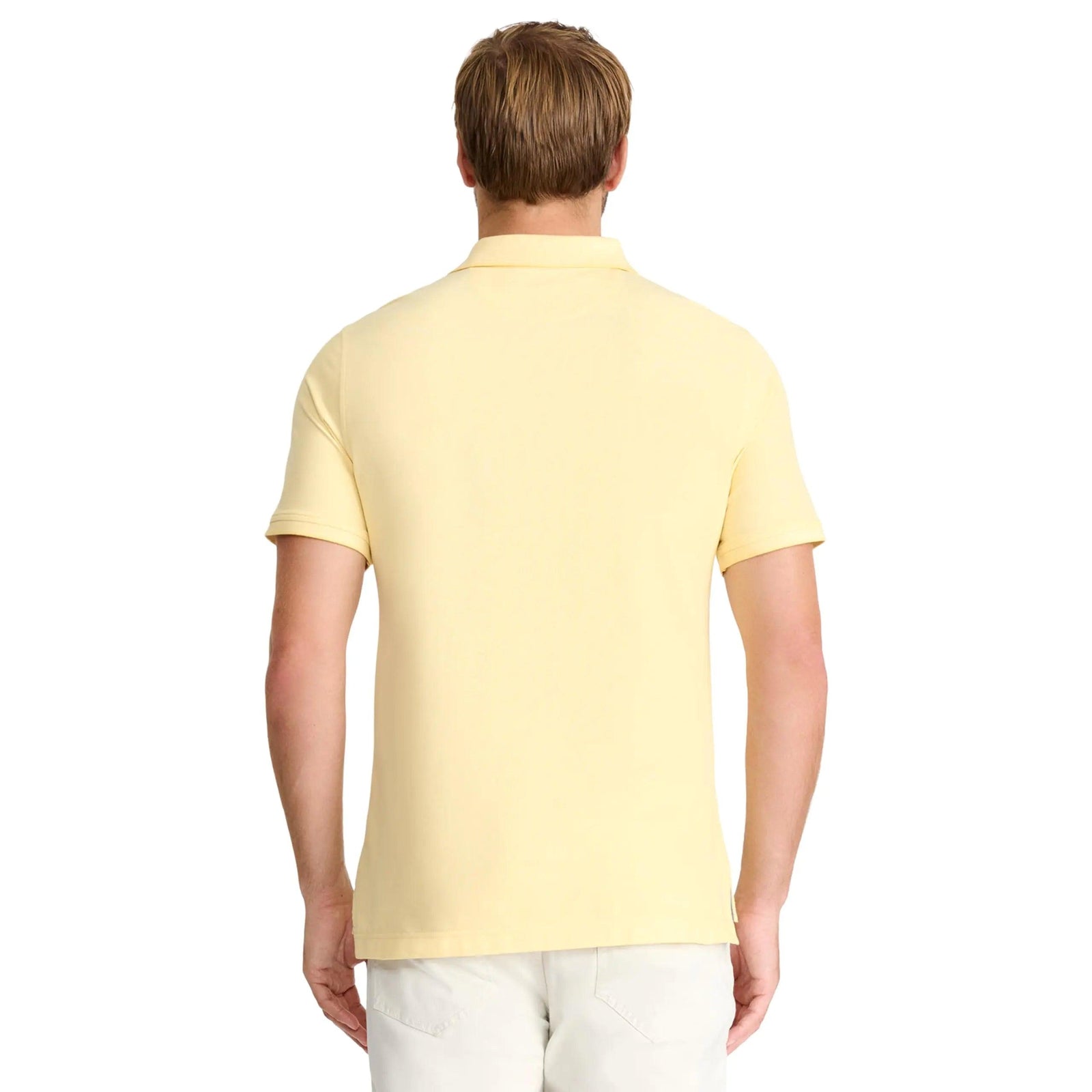 IZOD Men's Advantage Performance Short Sleeve Polo Shirt Classic Fit XX-Large Lemon - Evallys.com # #