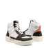 Silver High Top Sneakers - Evallys.com