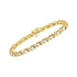 10K Yellow Gold Plated Sterling Silver 1 cttw Diamond Link Bracelet (J-K Clarity, I1-I2 Color) - Size 7" - Evallys.com # #