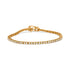 10K Yellow Gold Plated .925 Sterling Silver 2.0 Cttw Champagne Diamond Tennis 7" Bracelet (Champagne Color, I3 Clarity) - Evallys.com # #