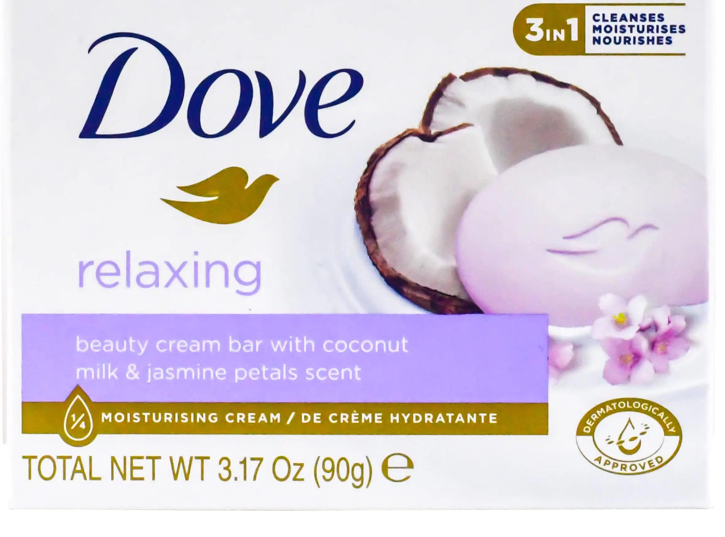 Dove, Beauty Bar Soap Variety Pack of 14, Go Fresh, Shea Butter, Coconut Milk, White, Pampering, Restoring, Exfoliating - 90g (7 Scents, 2 of Each) - Evallys.com # #