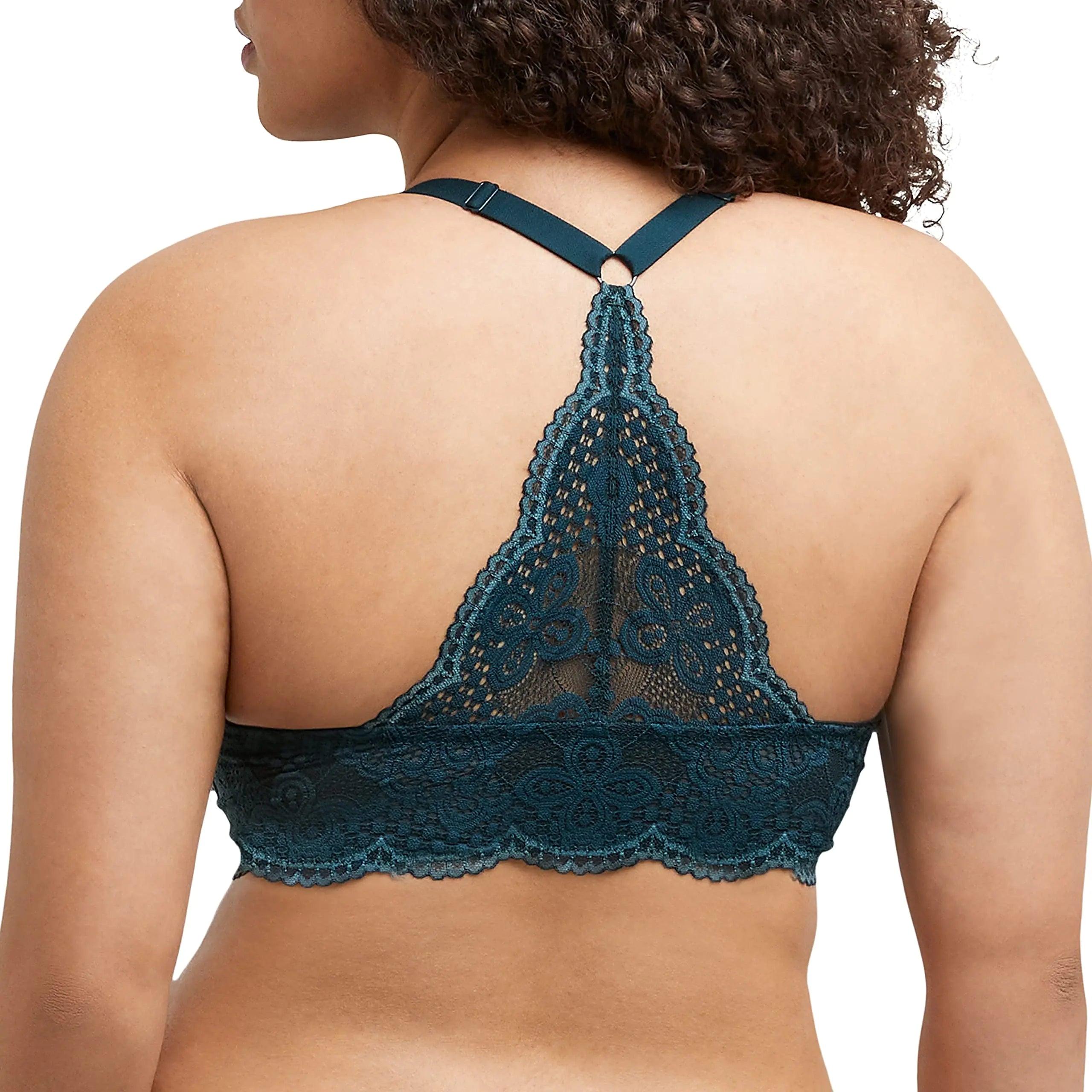 Maidenform Womens One Fab Fit Everyday Full Coverage Racerback Bra 34C Urchin Teal/Bleached Indigo - Evallys.com # #