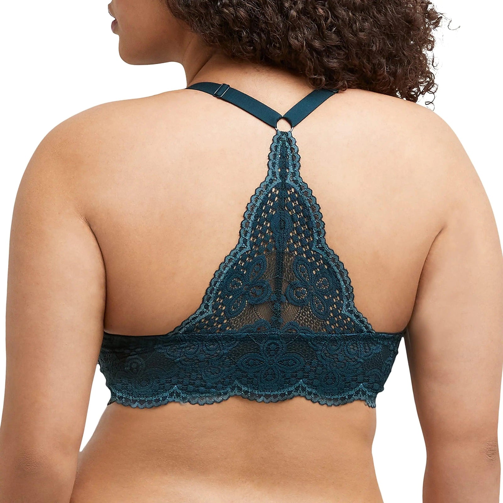 Maidenform Womens One Fab Fit Everyday Full Coverage Racerback Bra 34C Urchin Teal/Bleached Indigo - Evallys.com # #