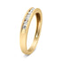 IGI Certified 1/4 Cttw Diamond 10K Yellow Gold Channel Set Band Style Ring (J-K Color, I2-I3 Clarity) - Evallys.com # #